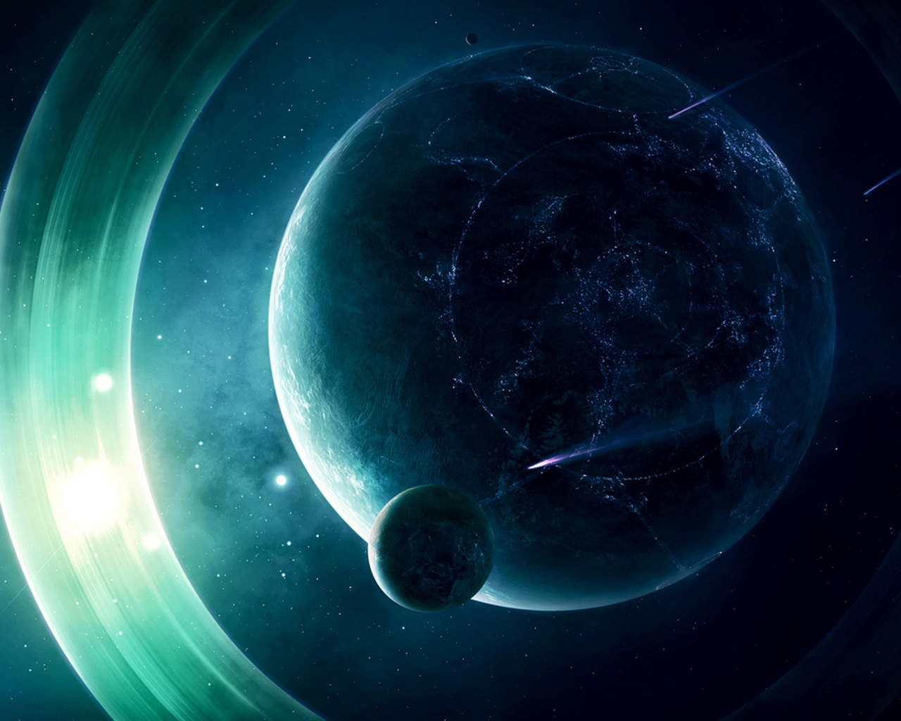 Планета с кольцами