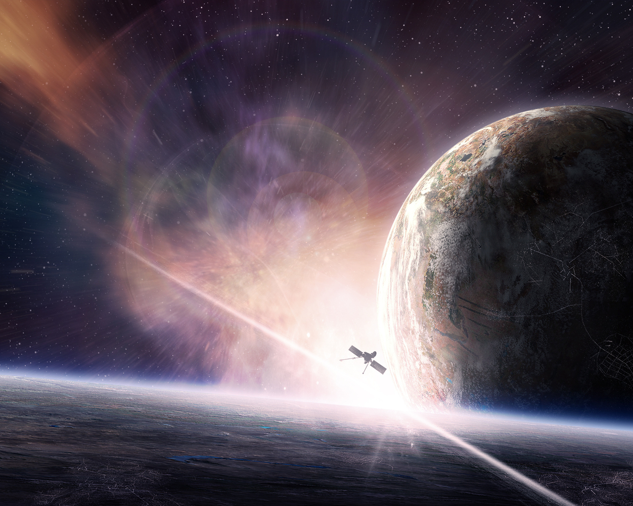 Спутник около планет