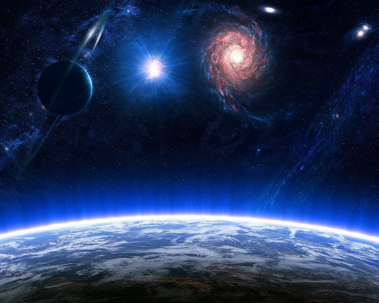 Космическое светило и планета