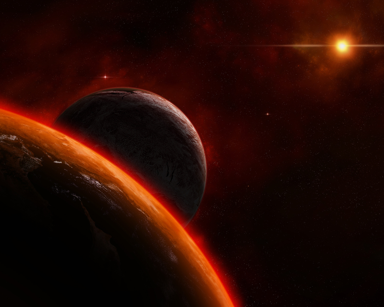 Два космических гиганта