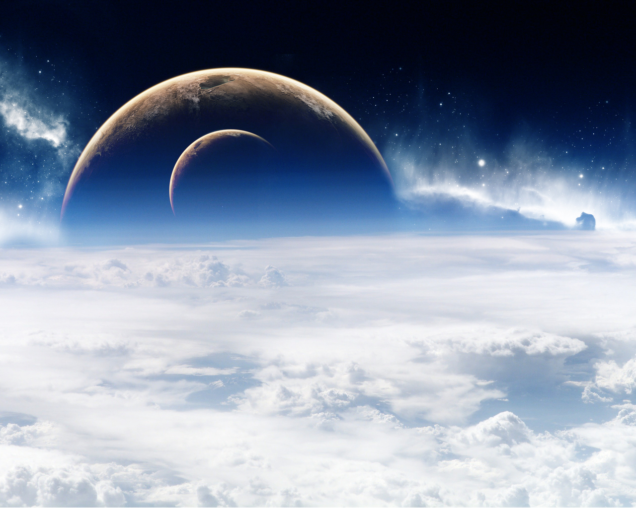 Две планеты на горизонте