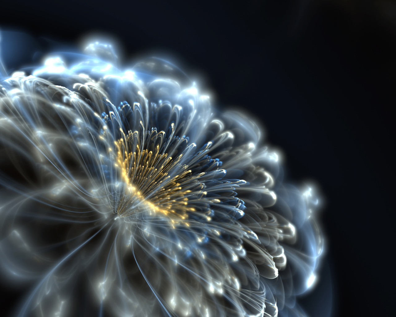 Неоновый цветок