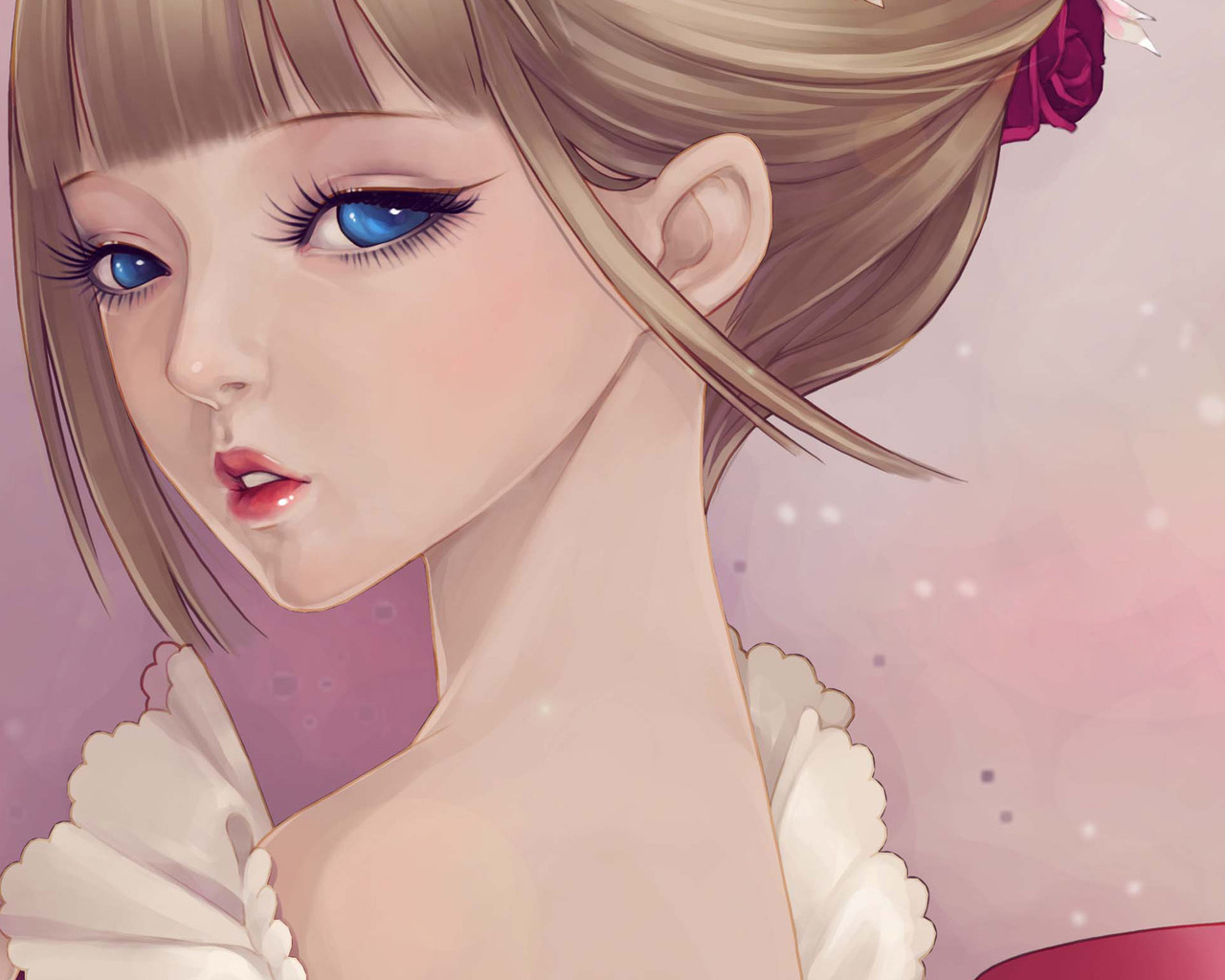 Красивый макияж - аниме