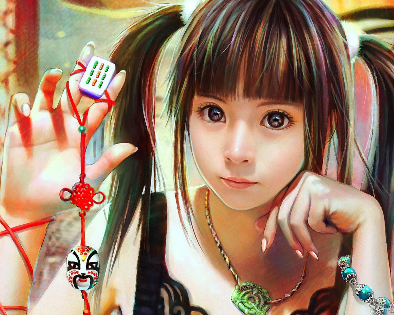 Девочка с амулетом