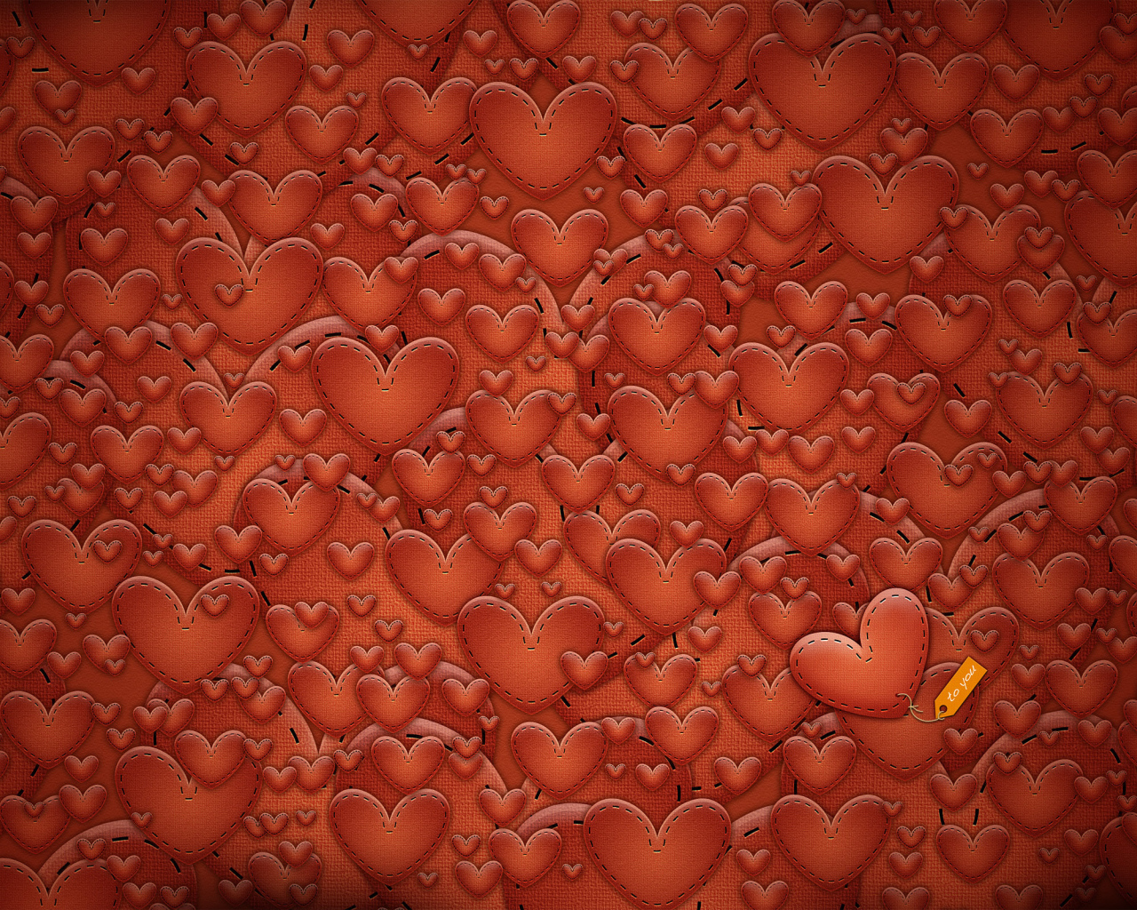 Фон с сердечками