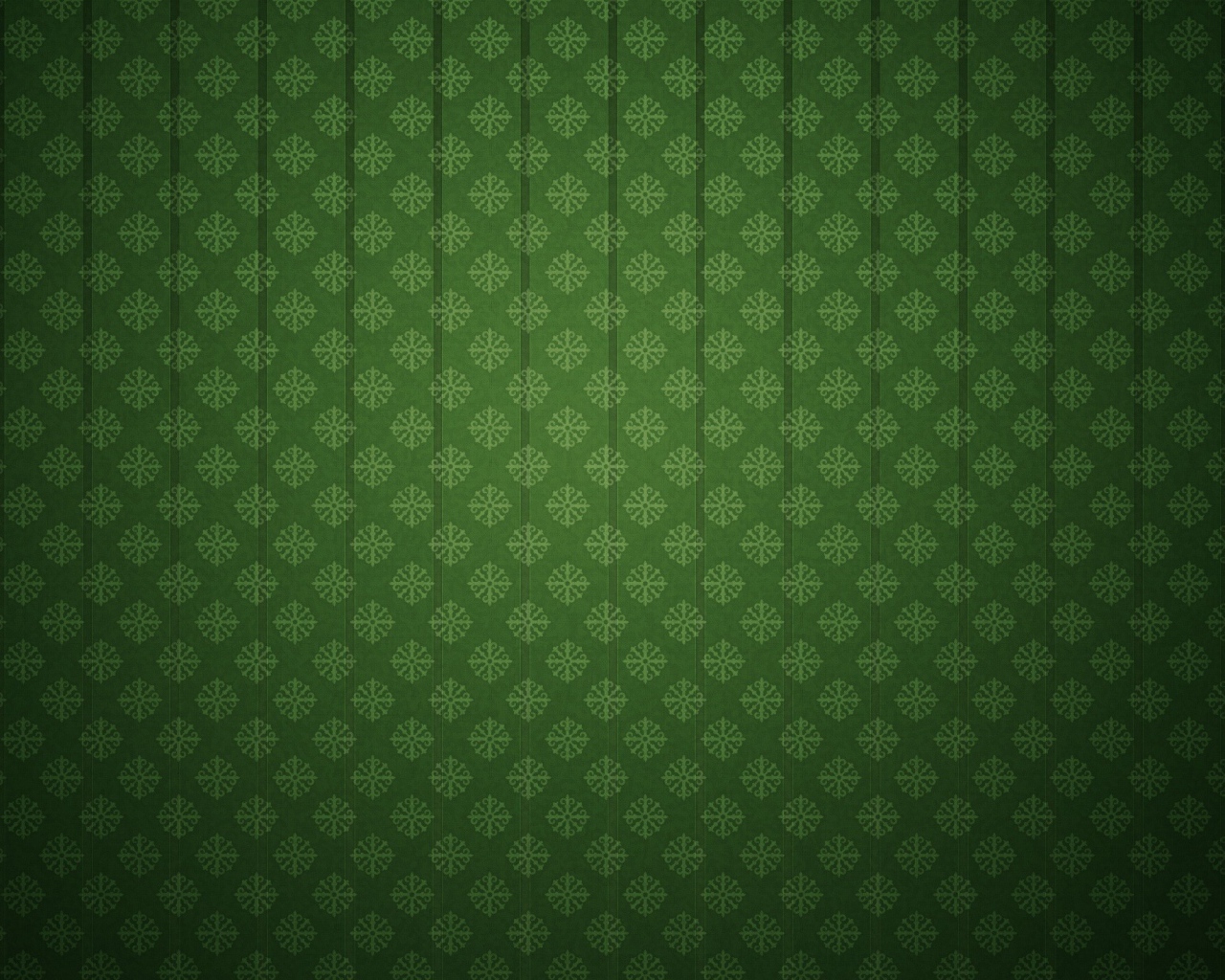 Зеленые снежинки