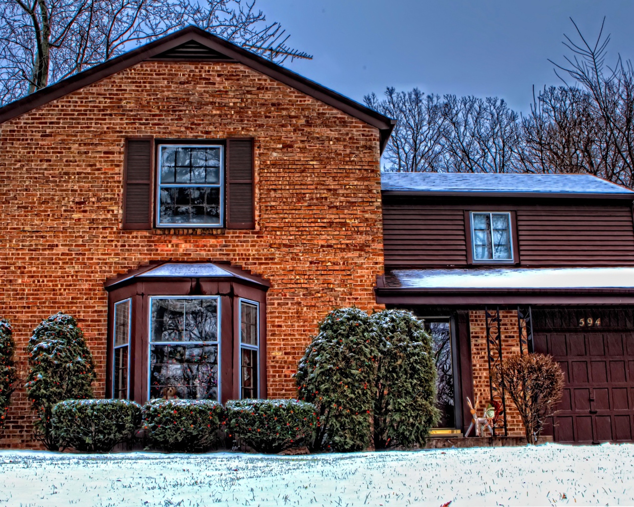 Дом на Рождество