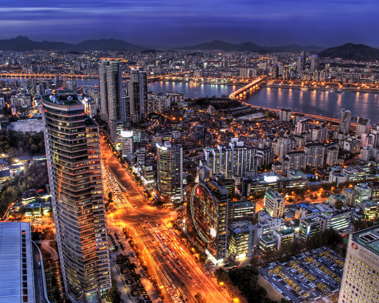 Вечер в Сеуле