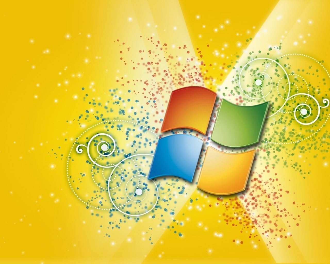 Виндовс на желтом