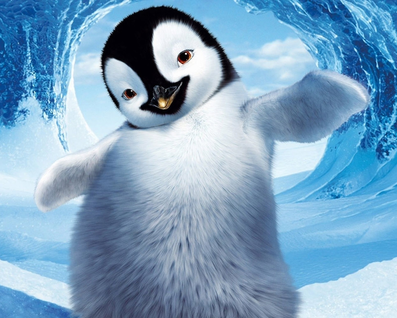 Счастливый пингвин