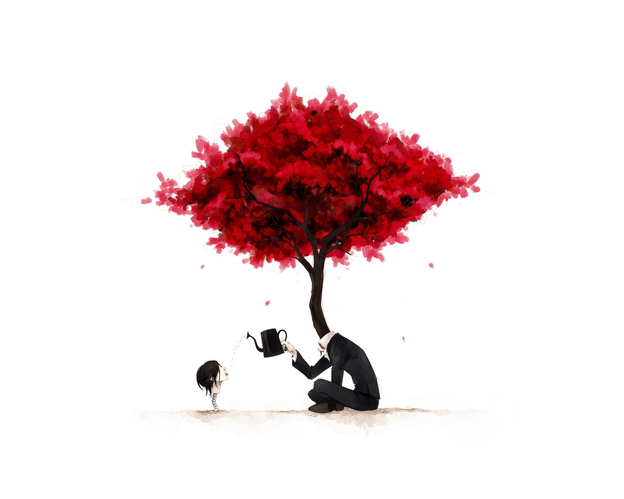 Голова дерево