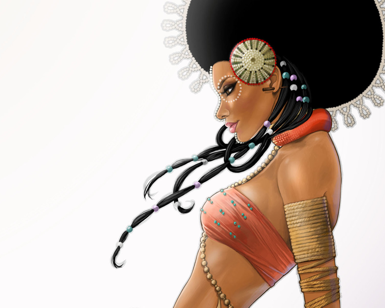 Африканская красотка