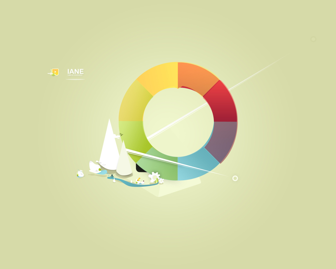 Разноцветный круг