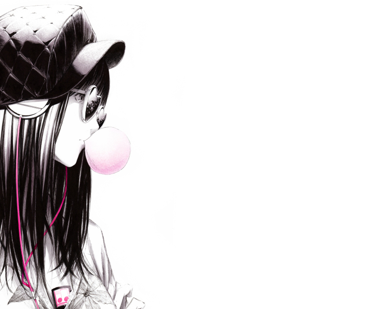 Девочка с жевачкой