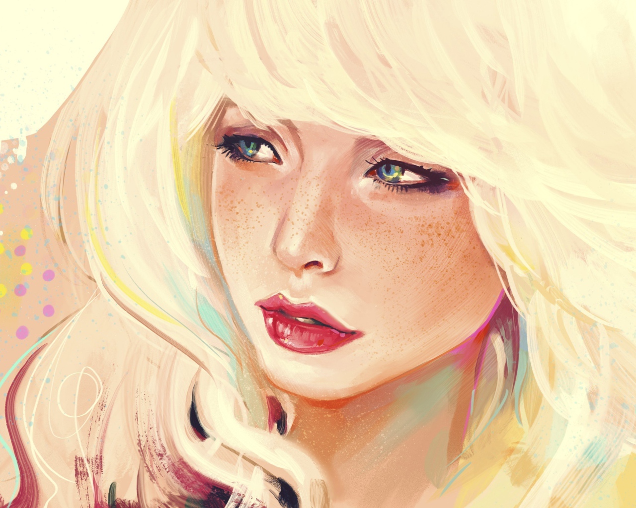 Светловолосая девушка