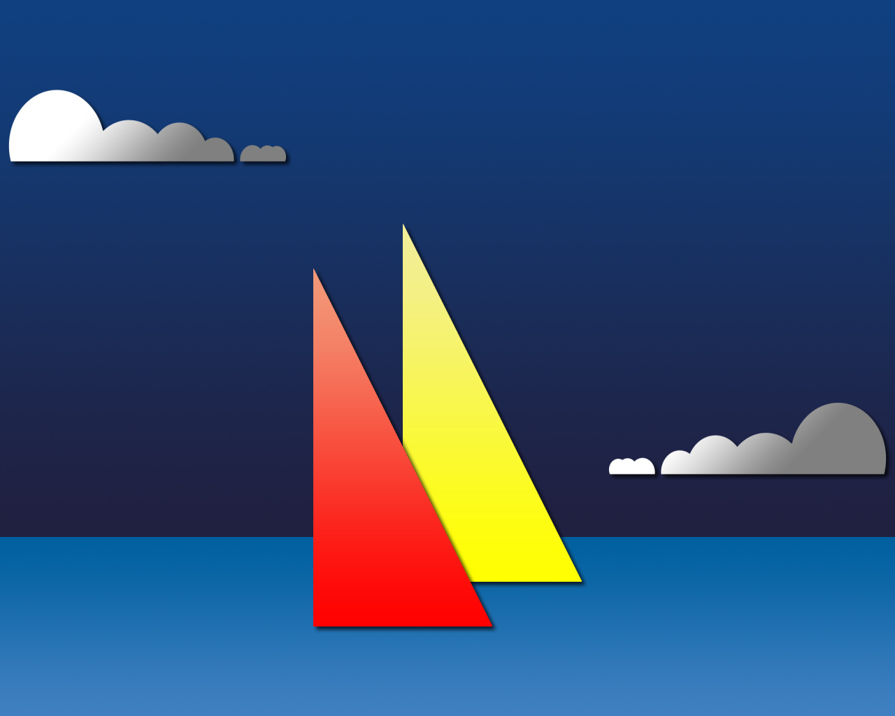 Парусники в стиле минимал