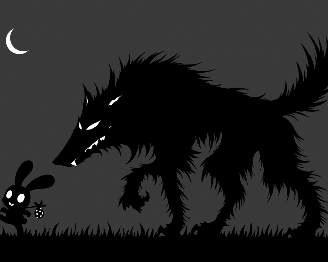 Волк и заяц