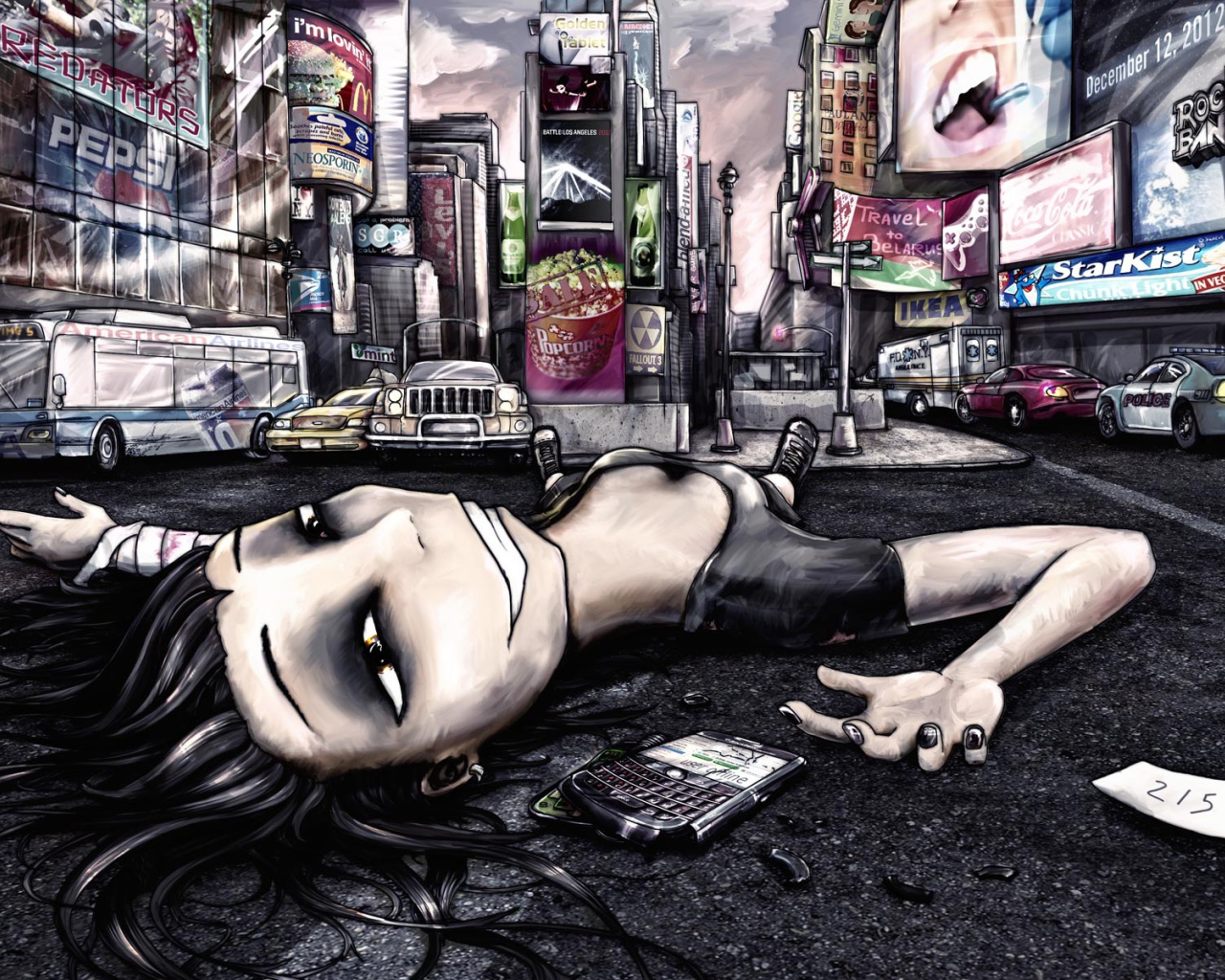 Готическая девушка