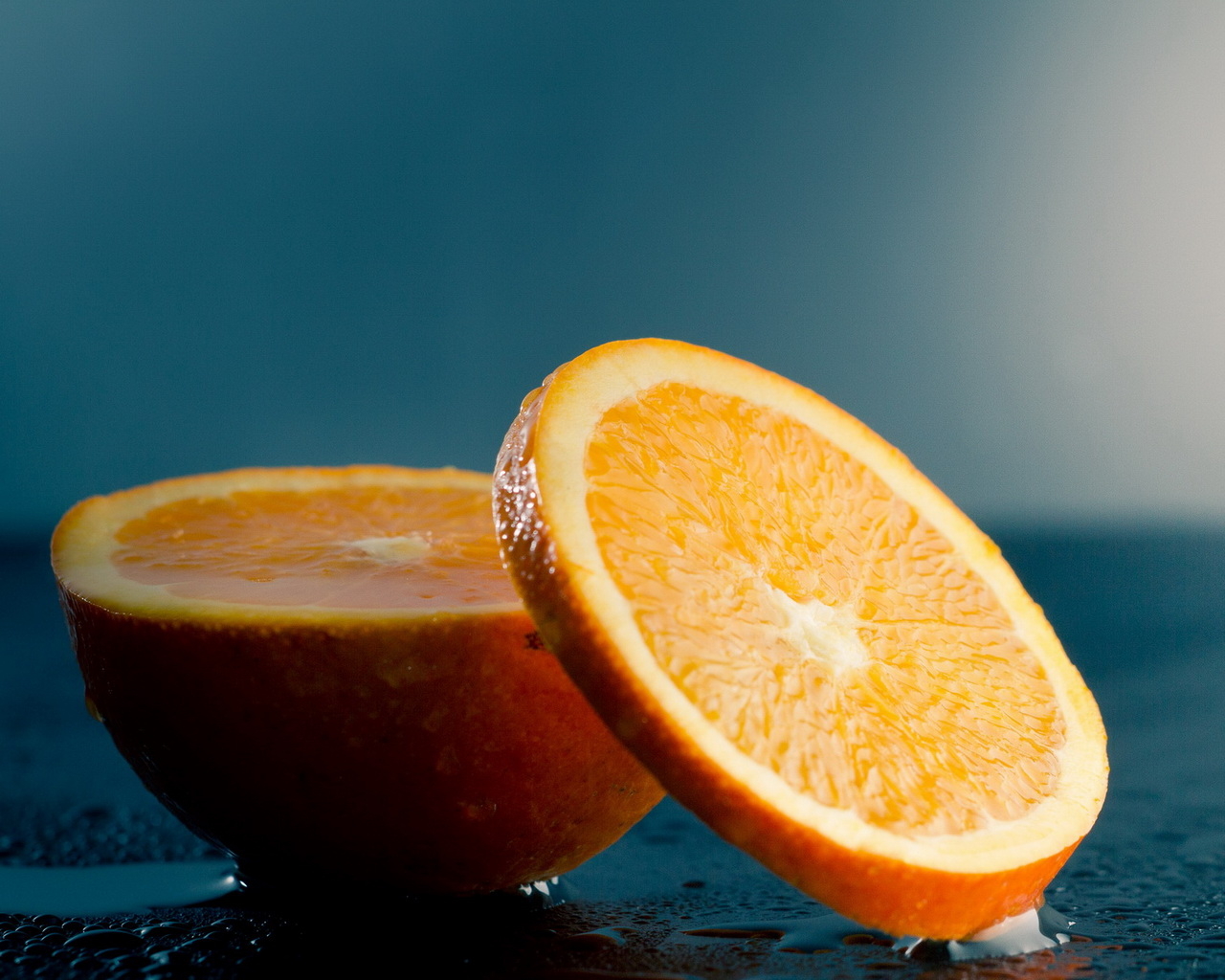 Нарезанный апельсин