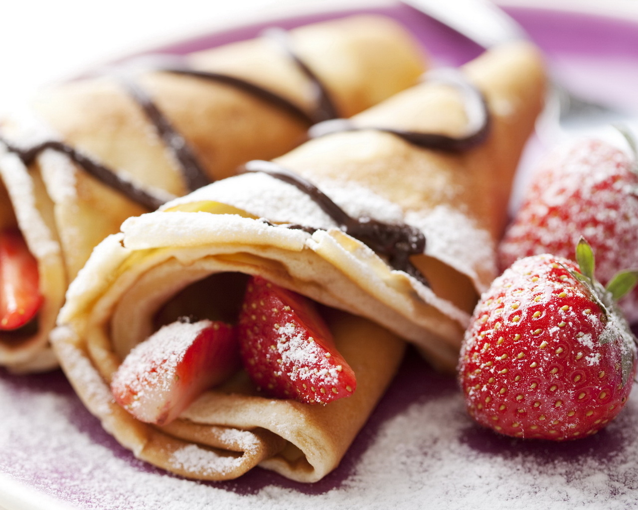 Блинчики с ягодами