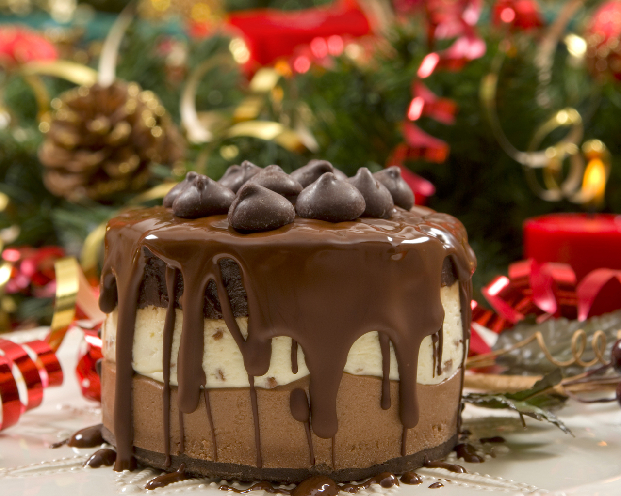 Шоколадное пирожное