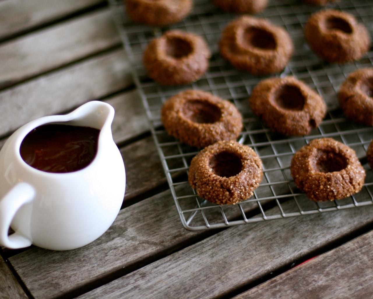 Печенье и горячий шоколад