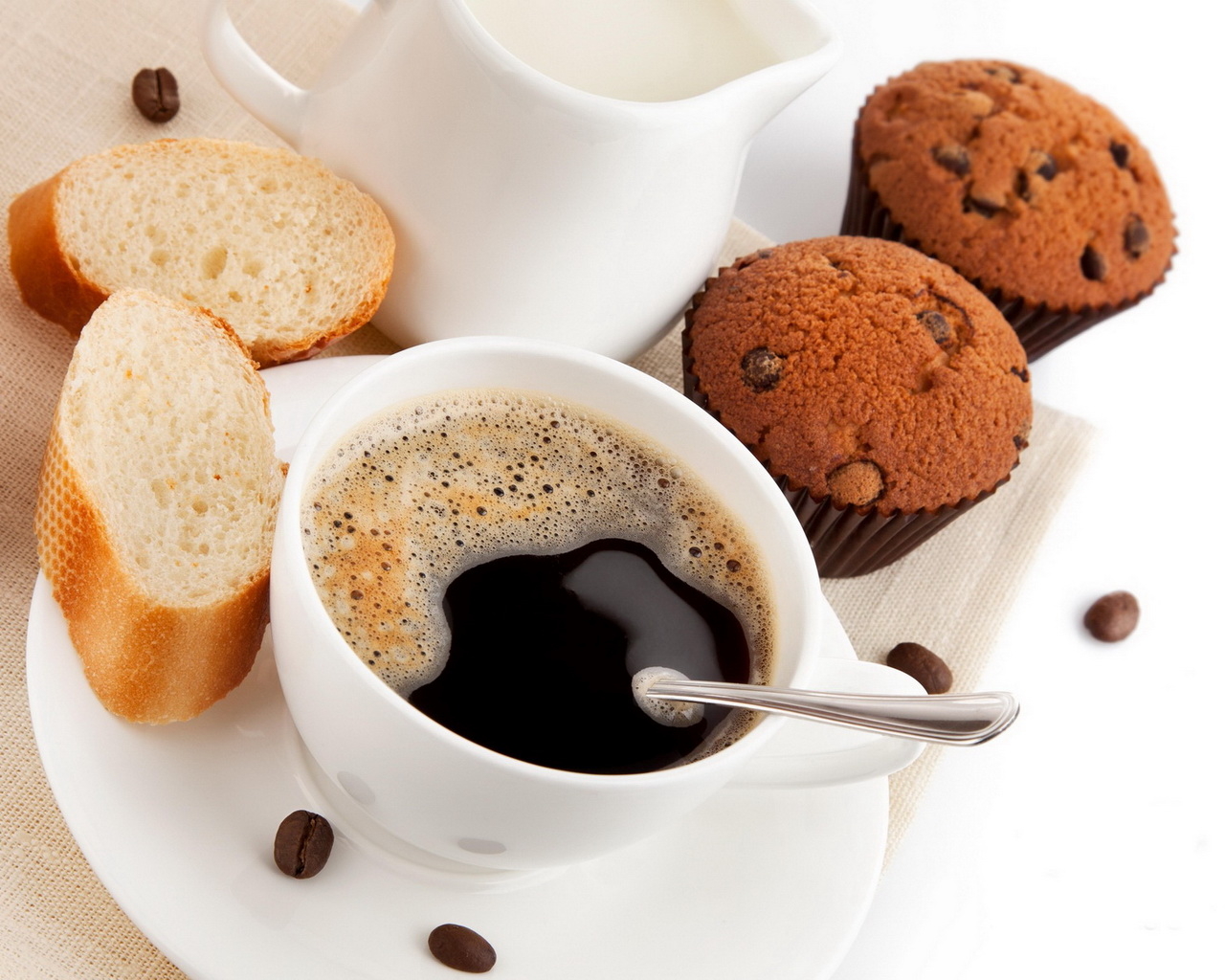 Выпечка и кофе