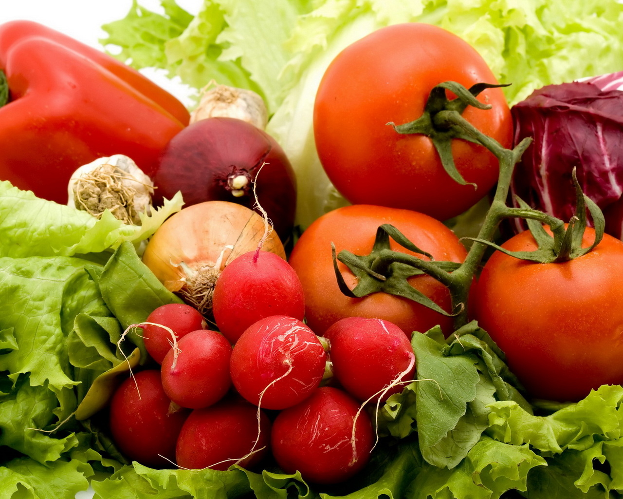 Свежие овощи