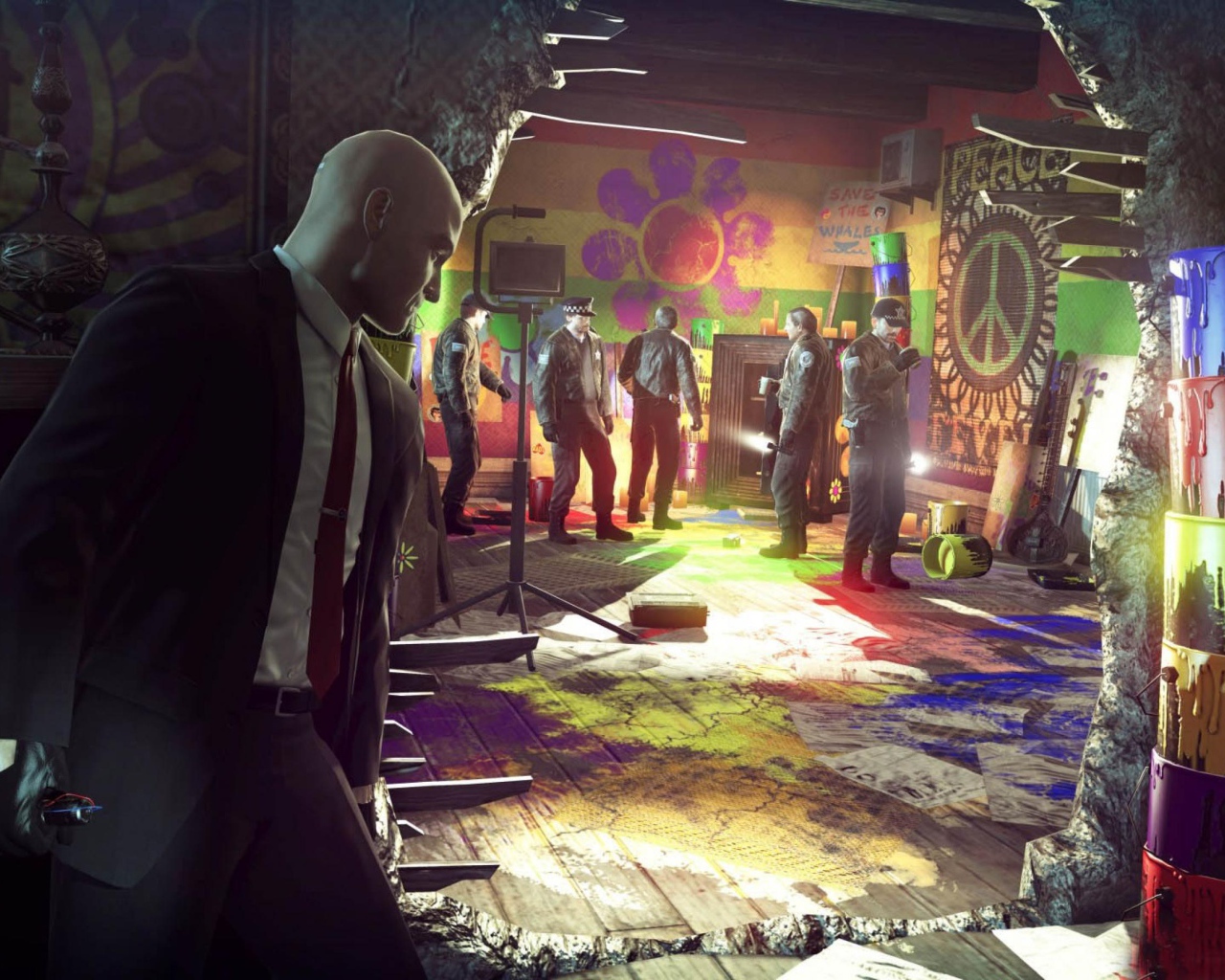 Сцена из Hitman Absolution