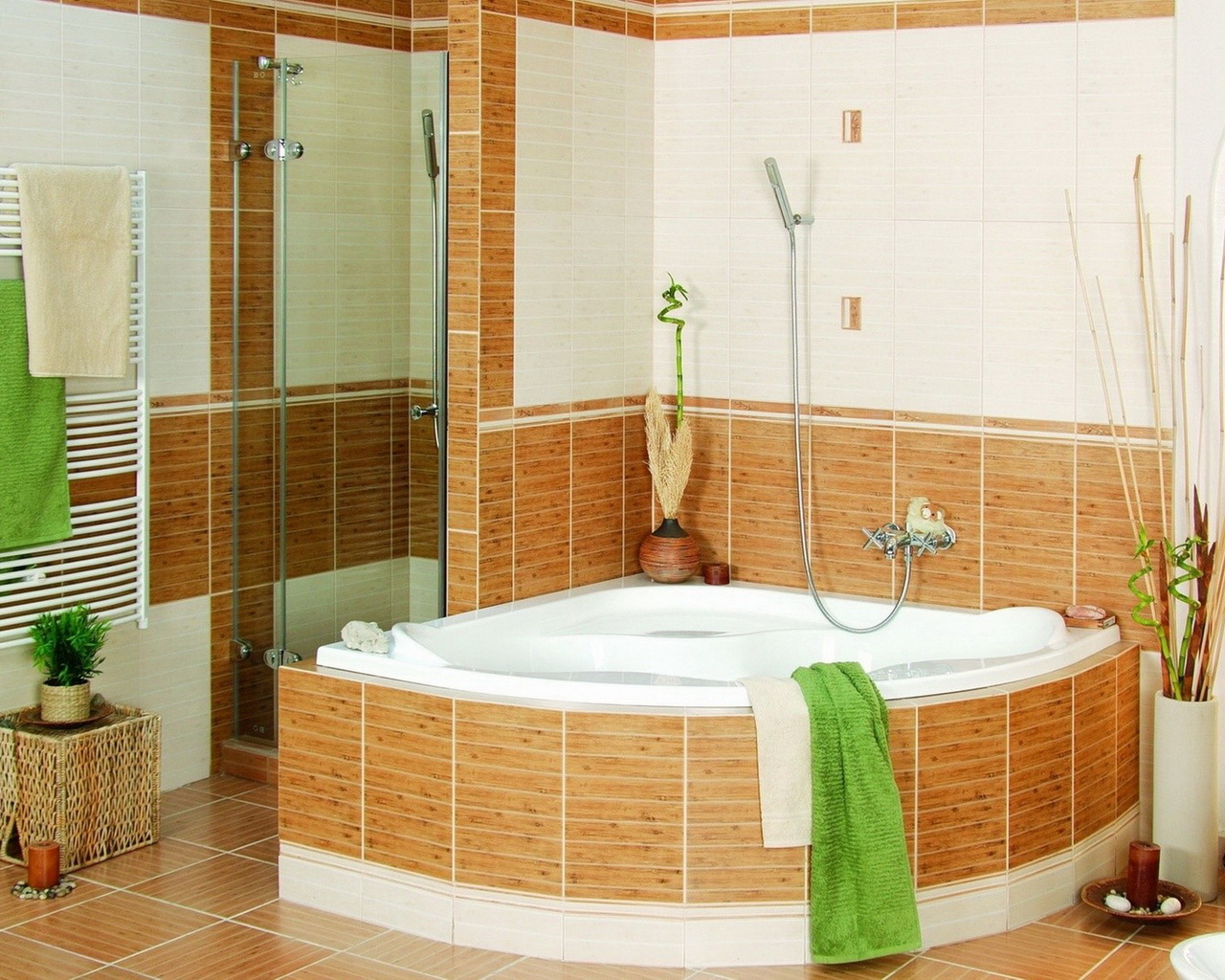 Интерьер ванной комнаты