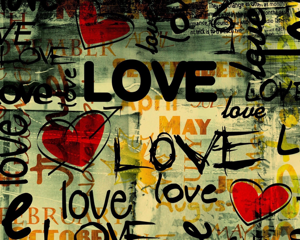 Любовь - граффити