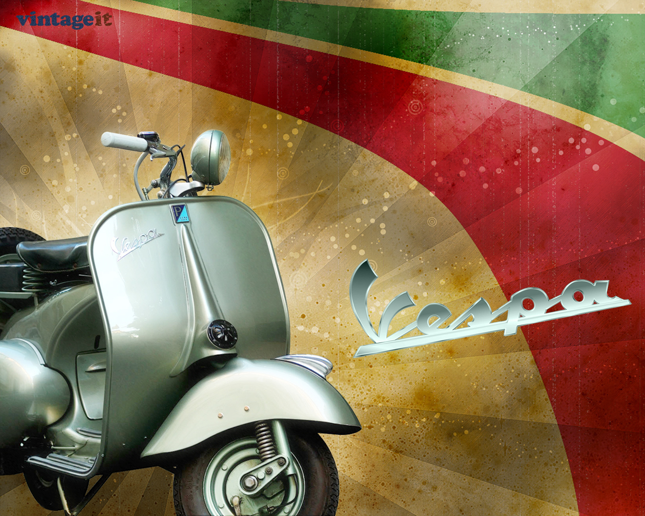 Vespa Винтажные обои