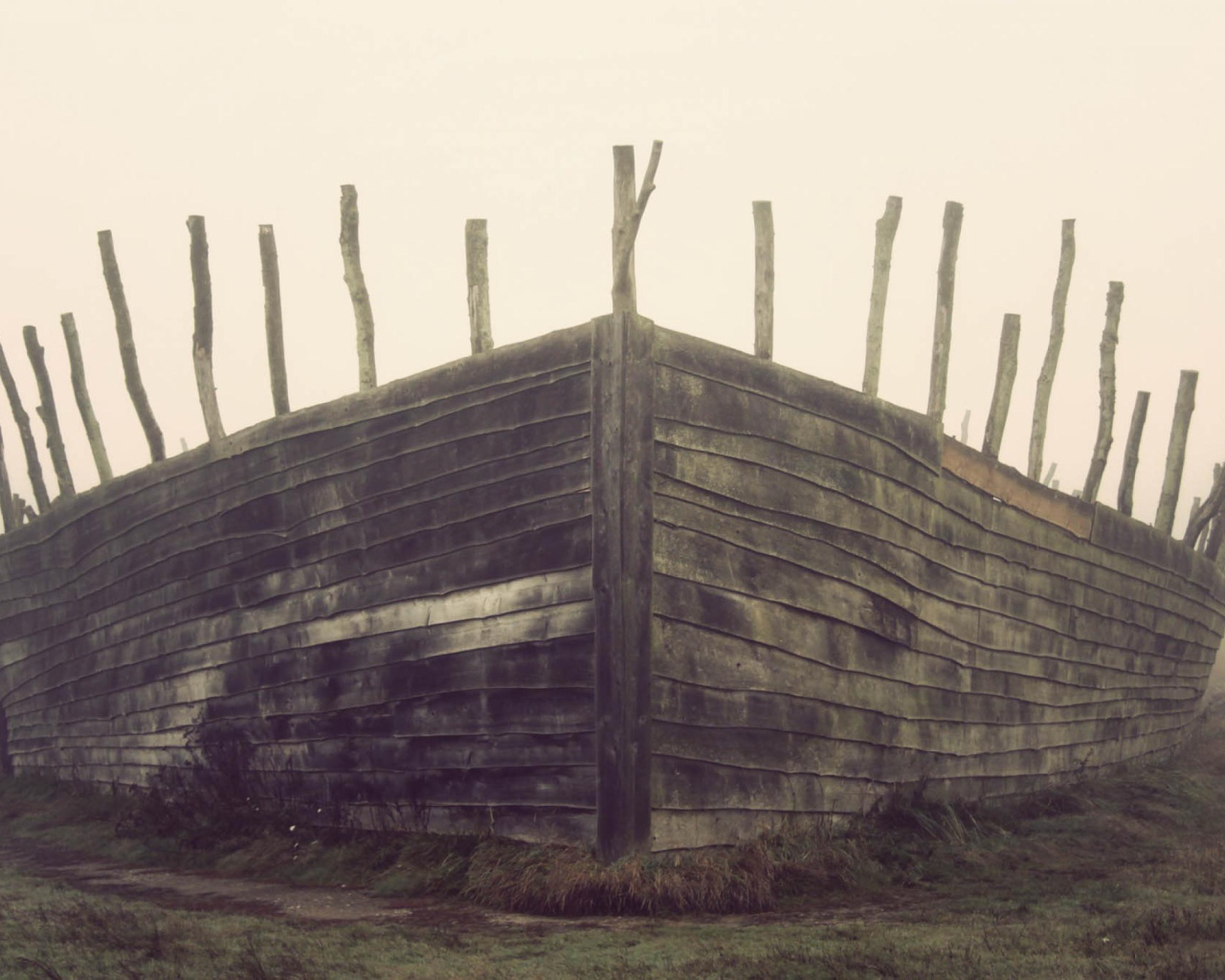 Лодка в тумане