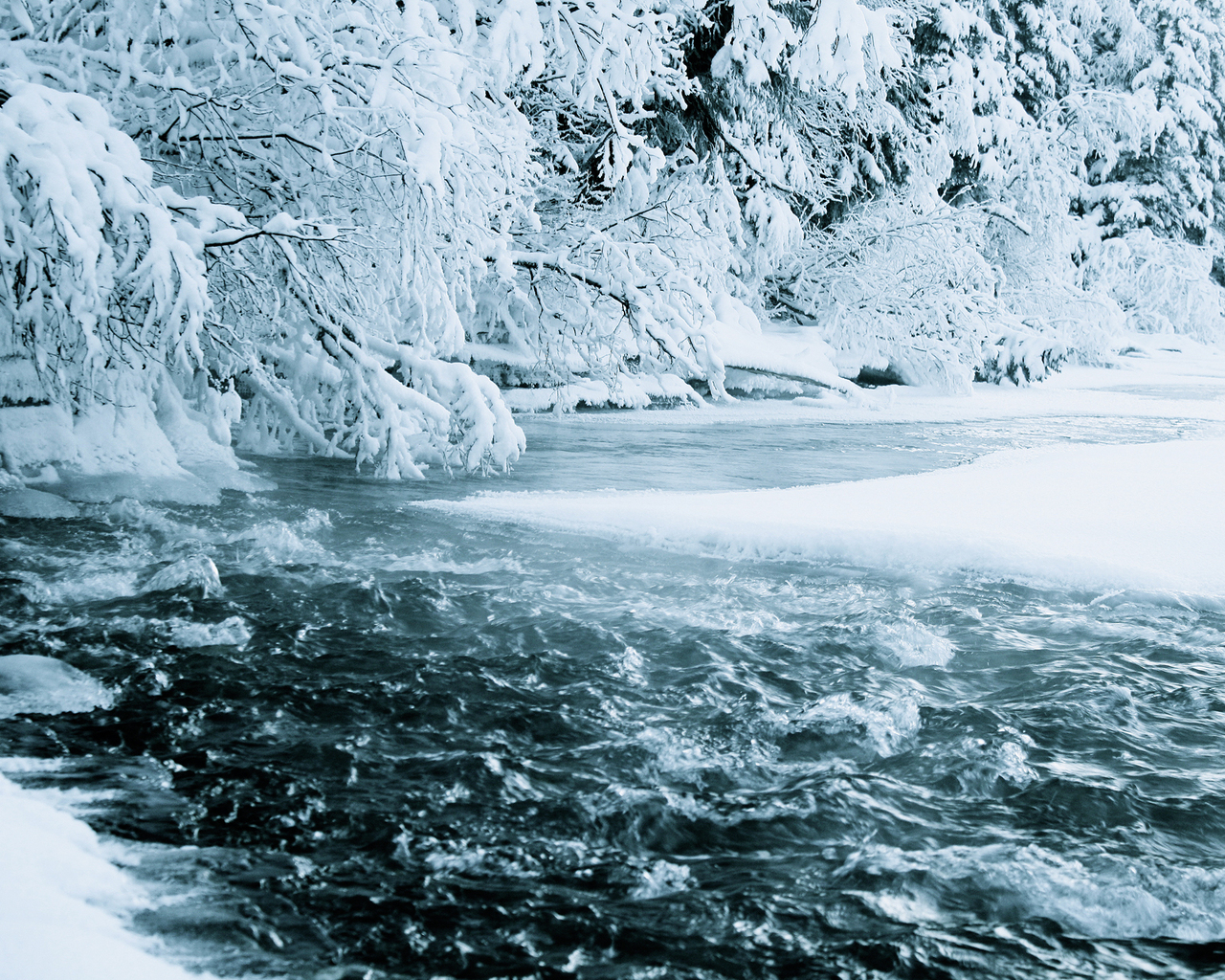 Зимняя река