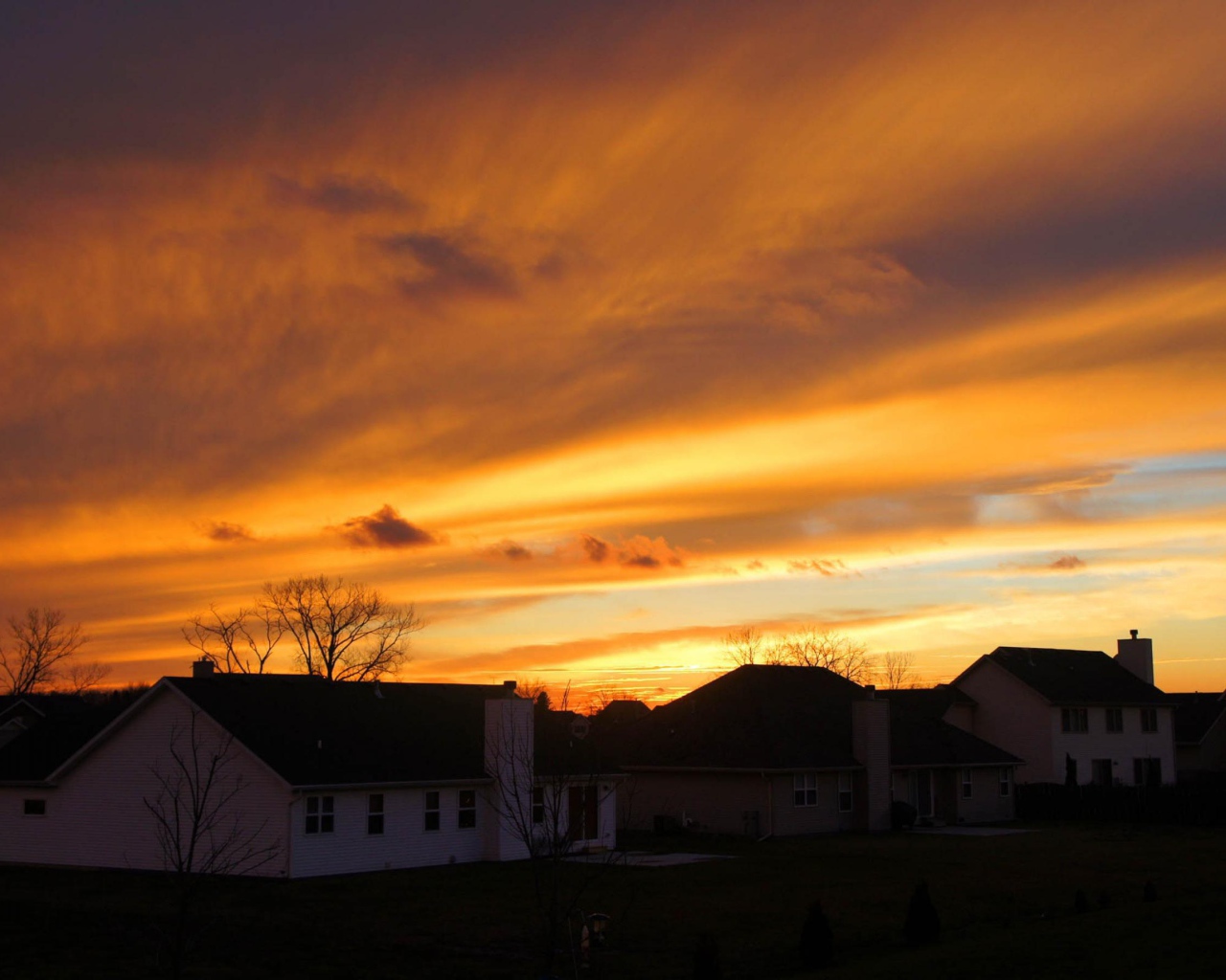 Закат в Висконсине