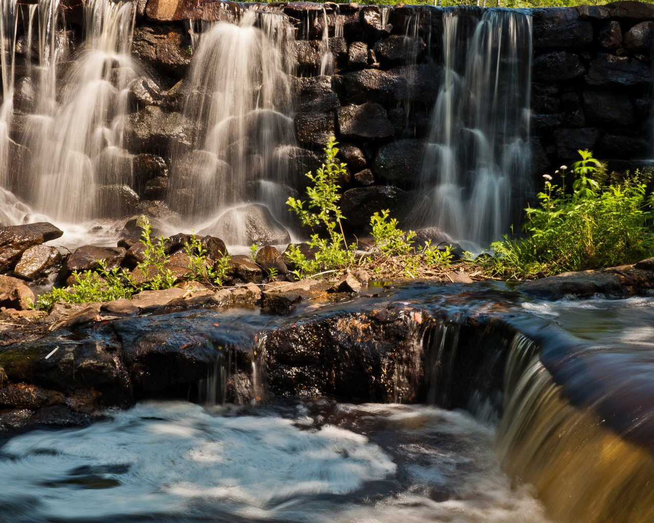 Водопады в Швеции