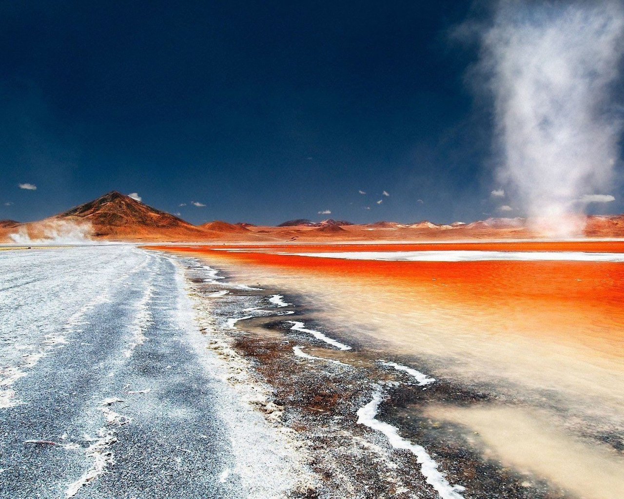 Оранжевый пляж