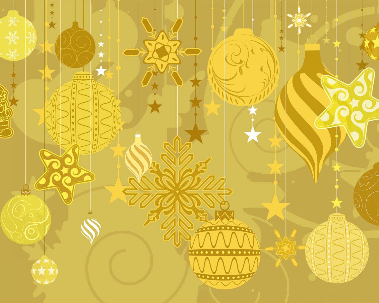 Новый год в золоте