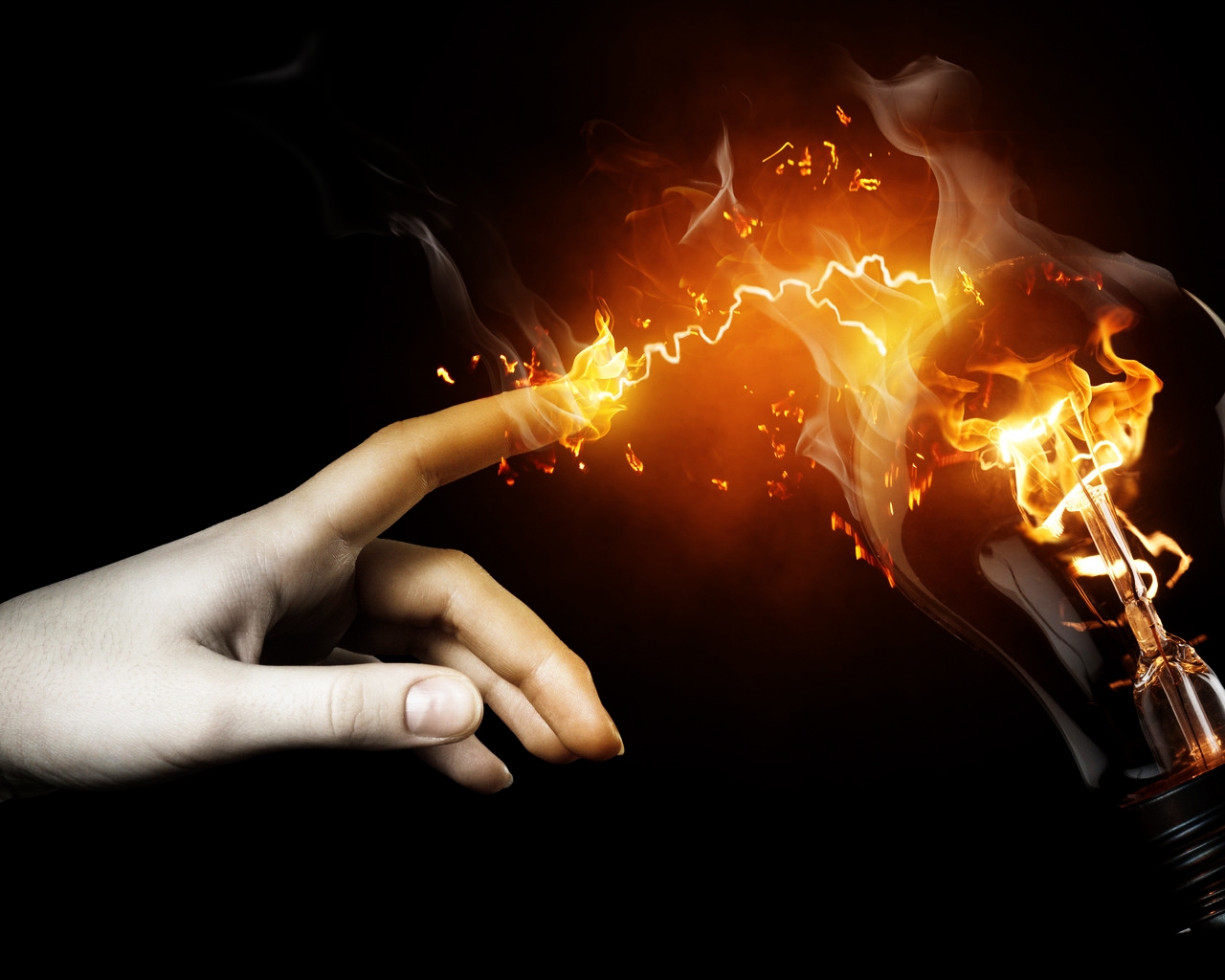 Зажечь лампочку