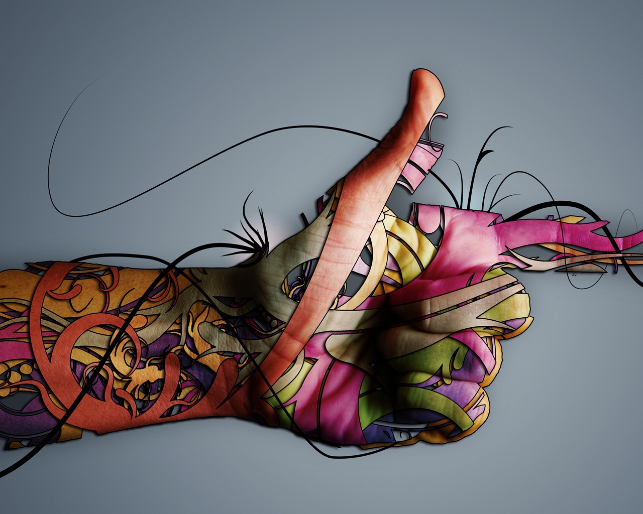 Креативная рука