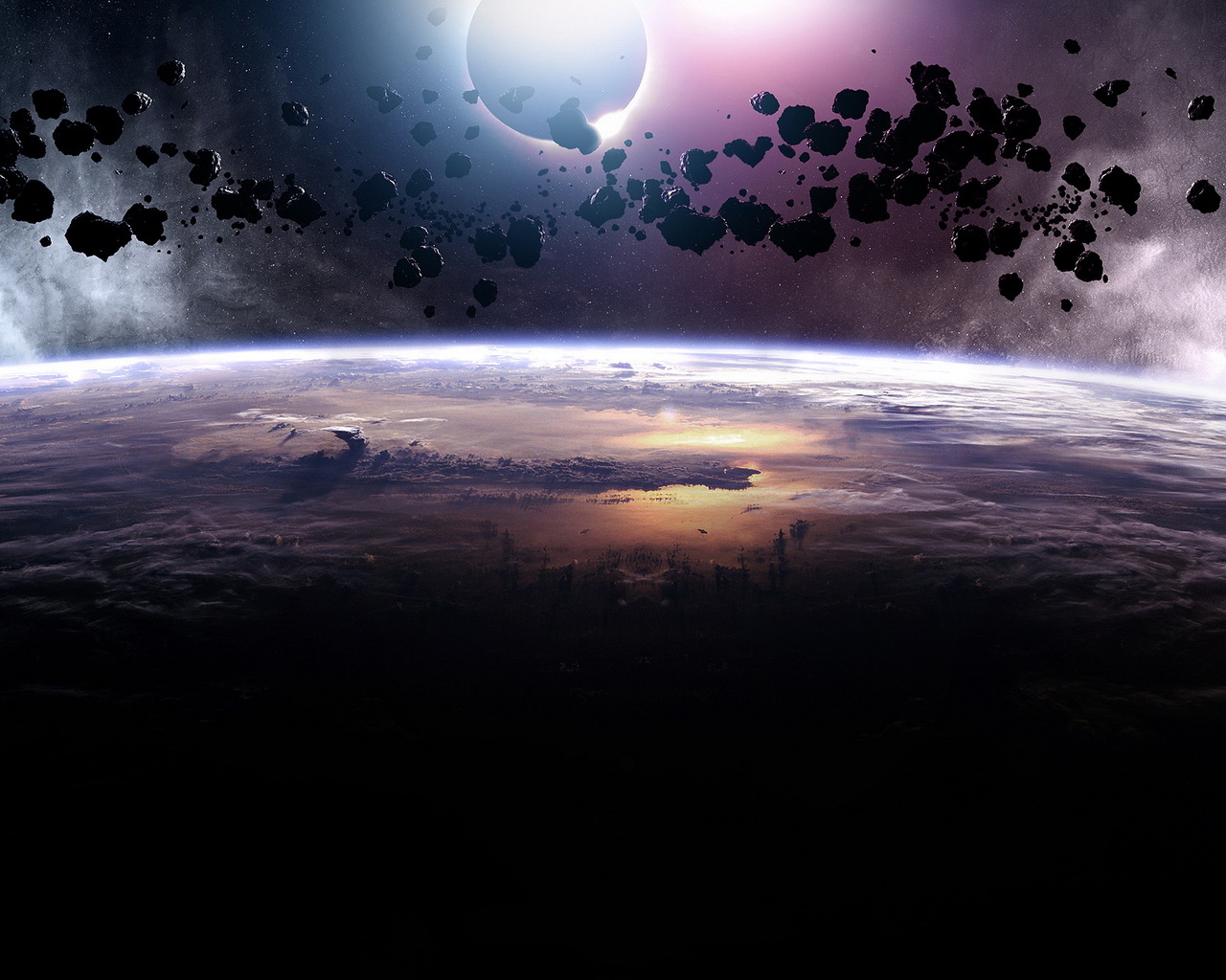 Полет астероидов