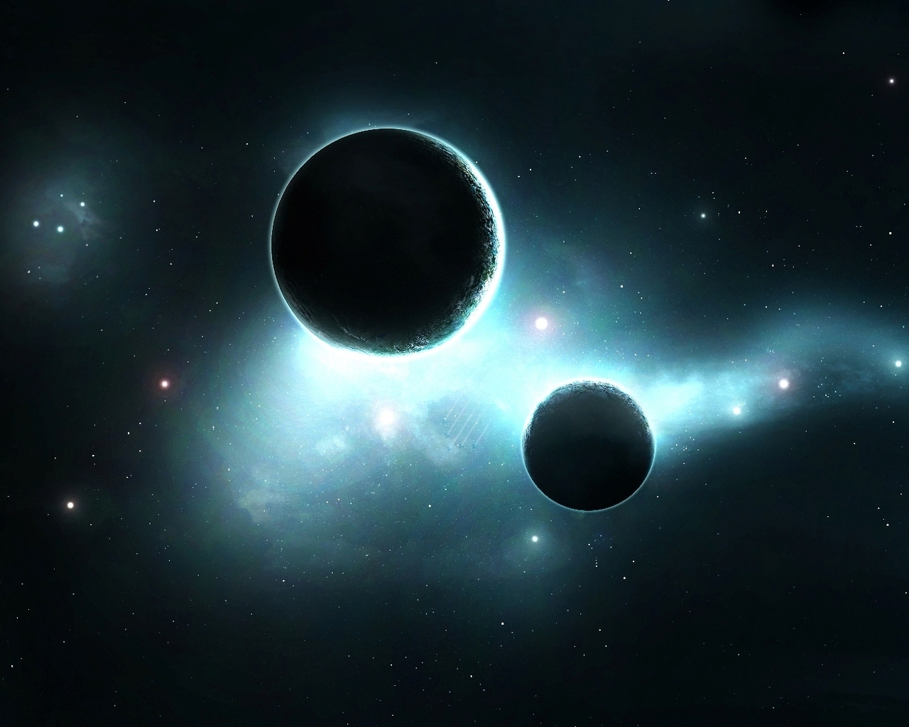 Планета и спутник