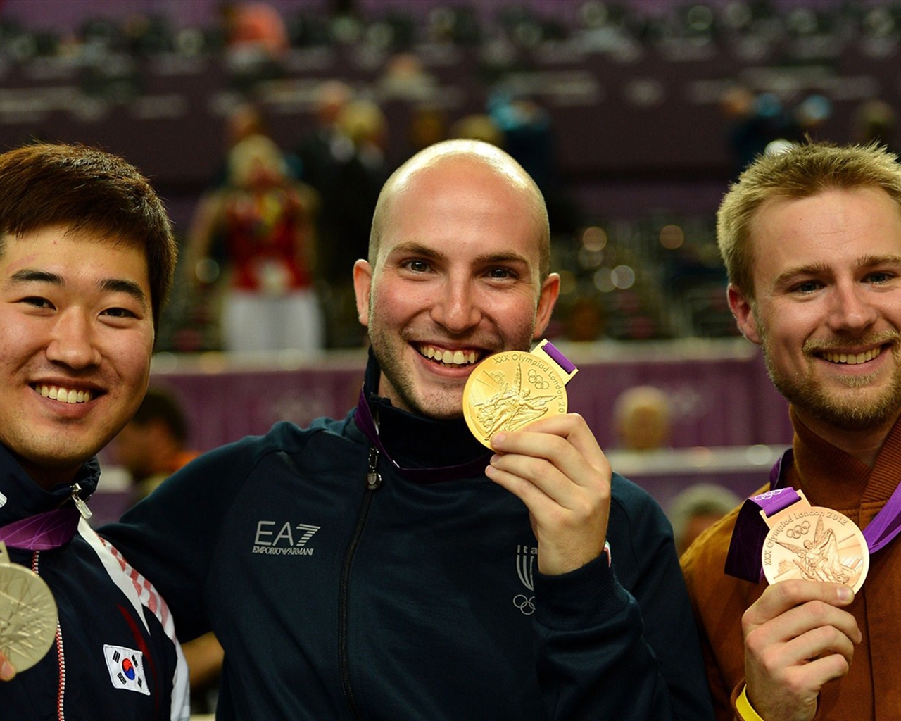 Jonghyun Kim, Niccolo Campriani, Matthew Emmons