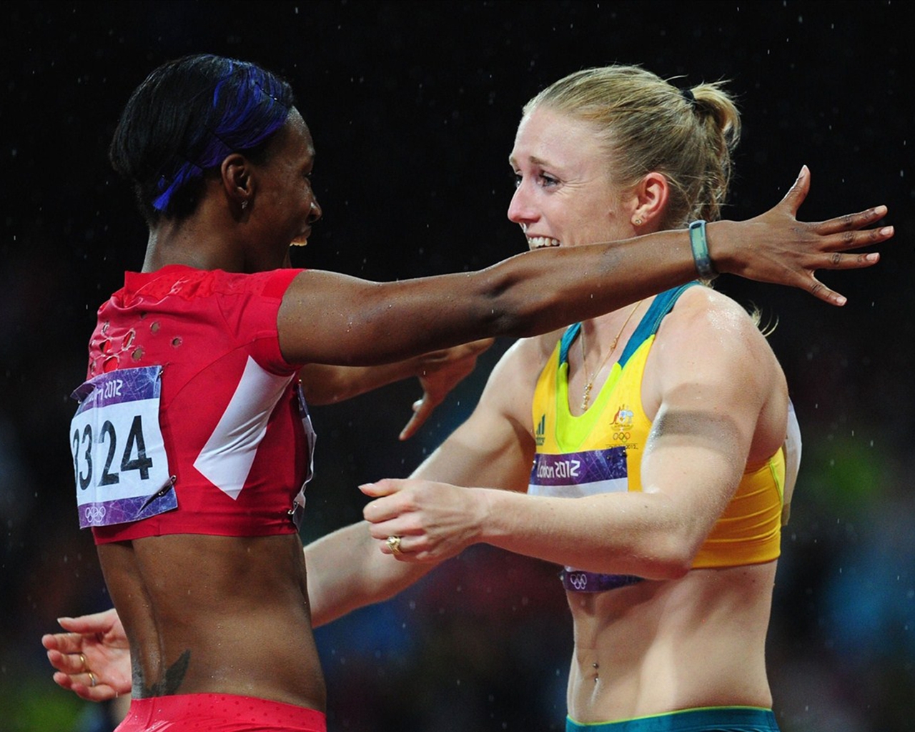 Sally Pearson, Kellie Wells