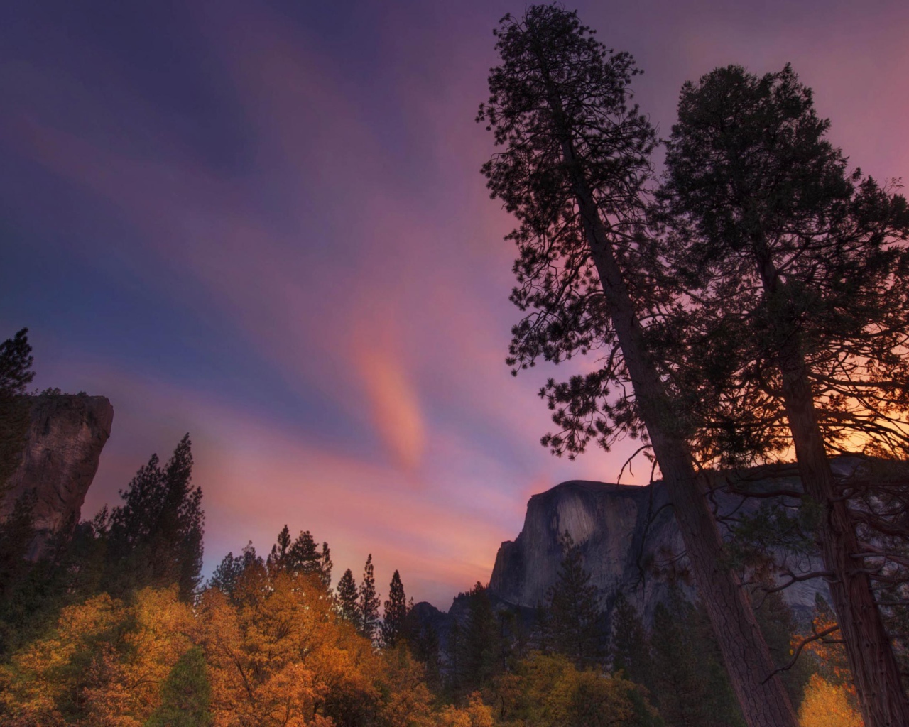 Восход солнца в Хаф-Доум 