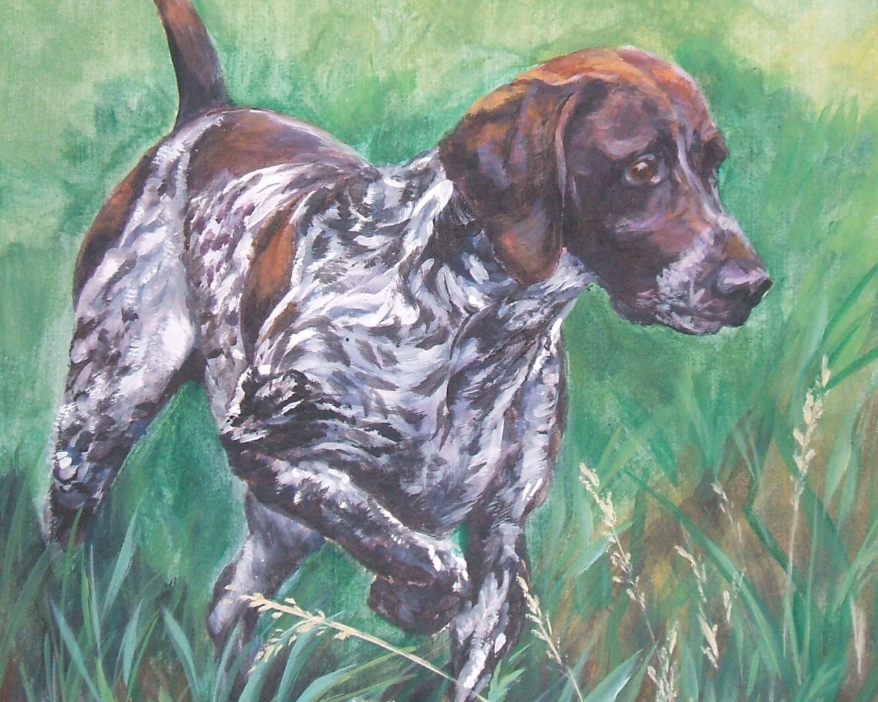 Красивая картина Пойнтера