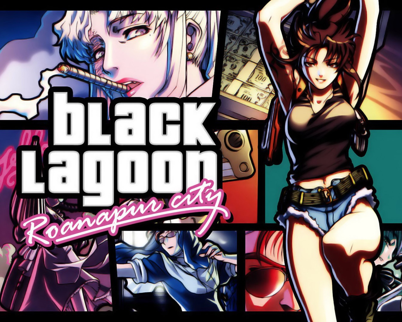 Голубая лагуна с девушкой