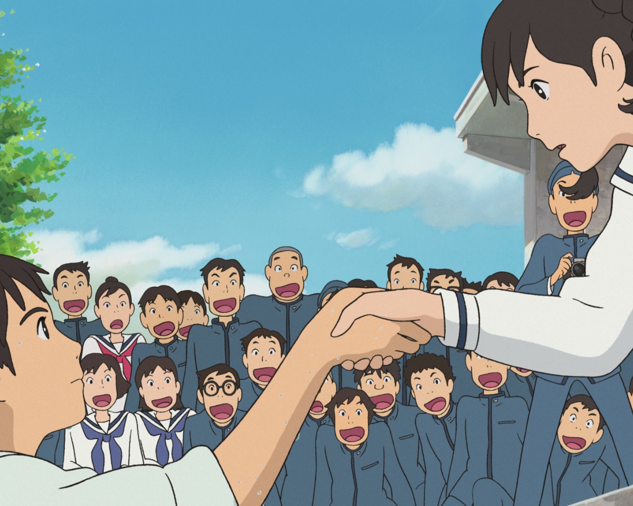 Со склонов Кокурико, рукопожатие