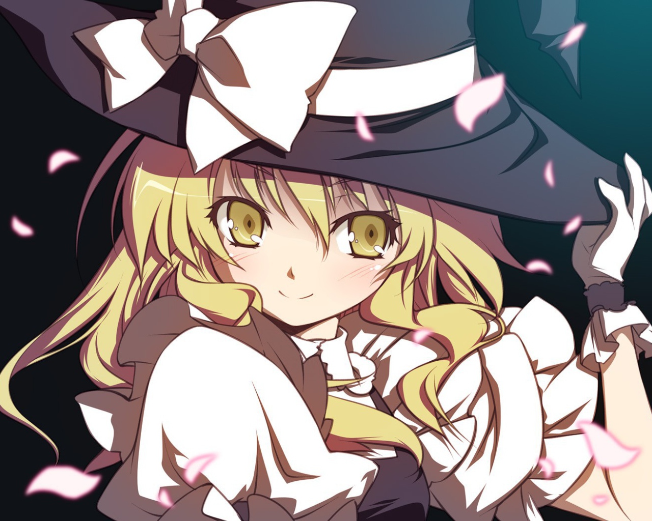 Девочка в большой шляпе