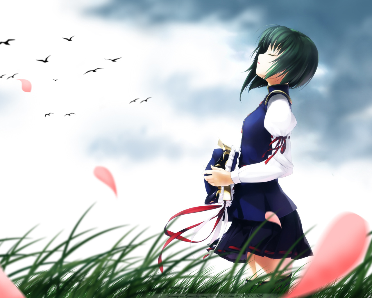 Девочка на поляне